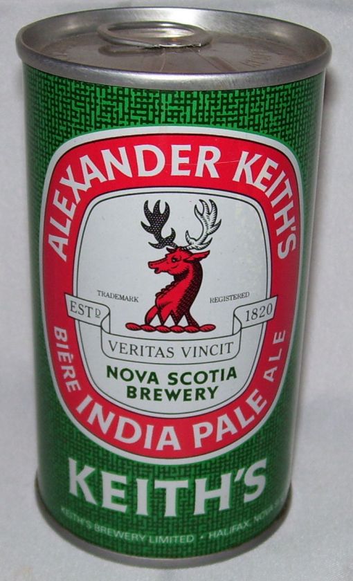   Keiths India Pale Ale~Nova Scotia Brewery~Keiths Brewery~1 Beer Can