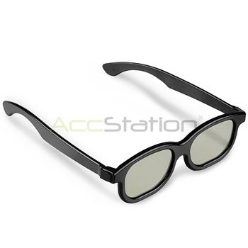   Polarized Plastic 3D Glasses Lens For 3D Movie Blu Ray Video Game