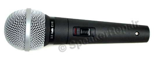 GLS Audio Mic Pack ES 58 S ES58S Cable Microphone   