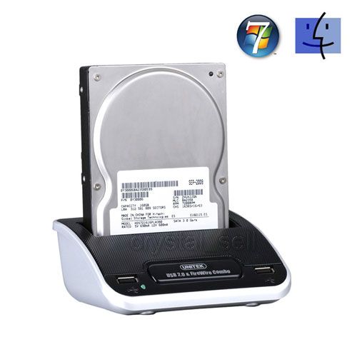 SATA HDD Docking Station for MAC 1394B 1394A Firewire