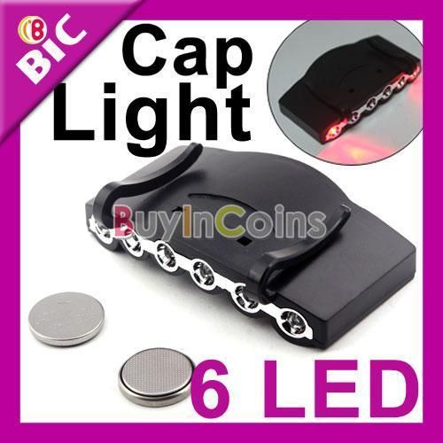 LED Cap Hat Camping Hunting Fishing Light Flashlight  