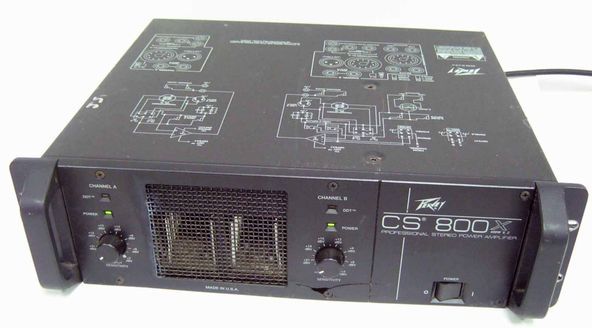 PEAVEY CS 800X PRO STEREO POWER AMPLIFIER AMP $1 NR  