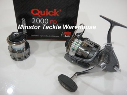 QUICK 2000FD Spinning Reel 2000 FD DAM NEW MODEL  