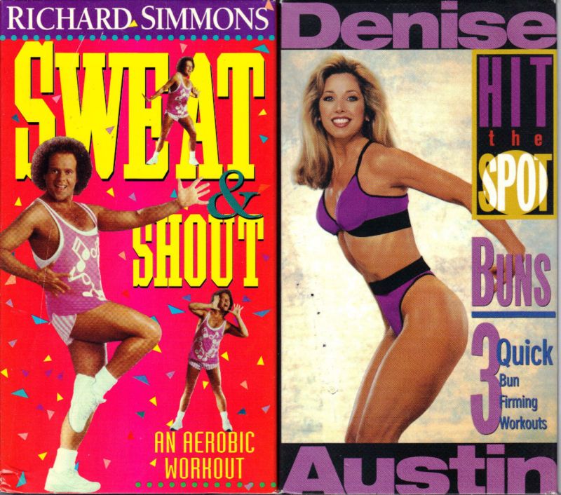 Richard Simmons   Sweat & Shout & DENISE AUSTIN   Buns  