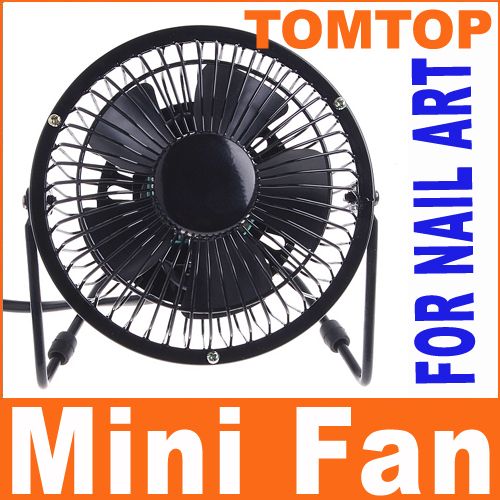 Powerful Mini Electric Desk Metal Fan Nail Art Dryer  