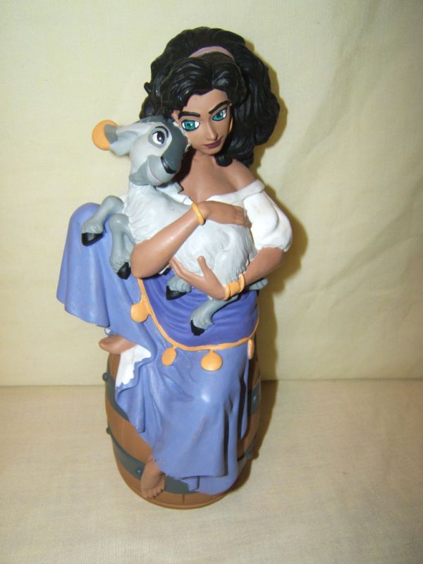 Disney Hunchback Esmeralda Bank with stopper  