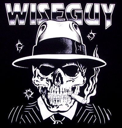 WISE GUY GANGSTER SKULL CIGAR SWEATSHIRT T SHIRT WS47  