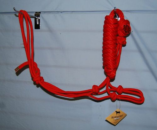 Red Rope Halter and Lead  