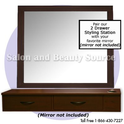 Wall Mount Salon Styling Station Furniture Equipment  