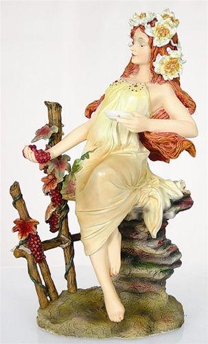 ALPHONSE MUCHA Autumn Statue Figurine Sculpture Art  