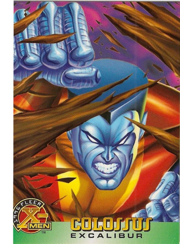 1996 X MEN Fleer Trading Card #25 Colossus ANDY KUBERT  