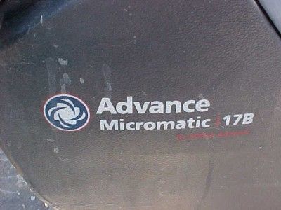 Nilfisk Advance Micromatic 17B Floor Scrubber Buffer Cleaning Machine 