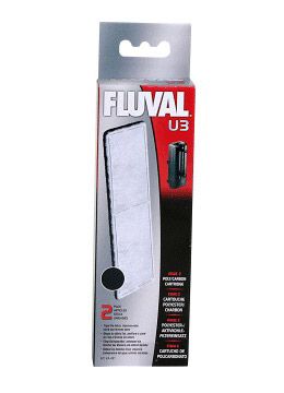 Fluval U3 Filter Poly/Carbon Catridge (2 pack)  