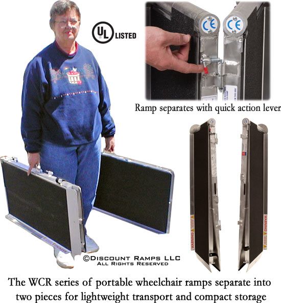 WHEELCHAIR RAMP MULTIFOLD SCOOTER RAMPS WCR530 (PVI) (WCR530 