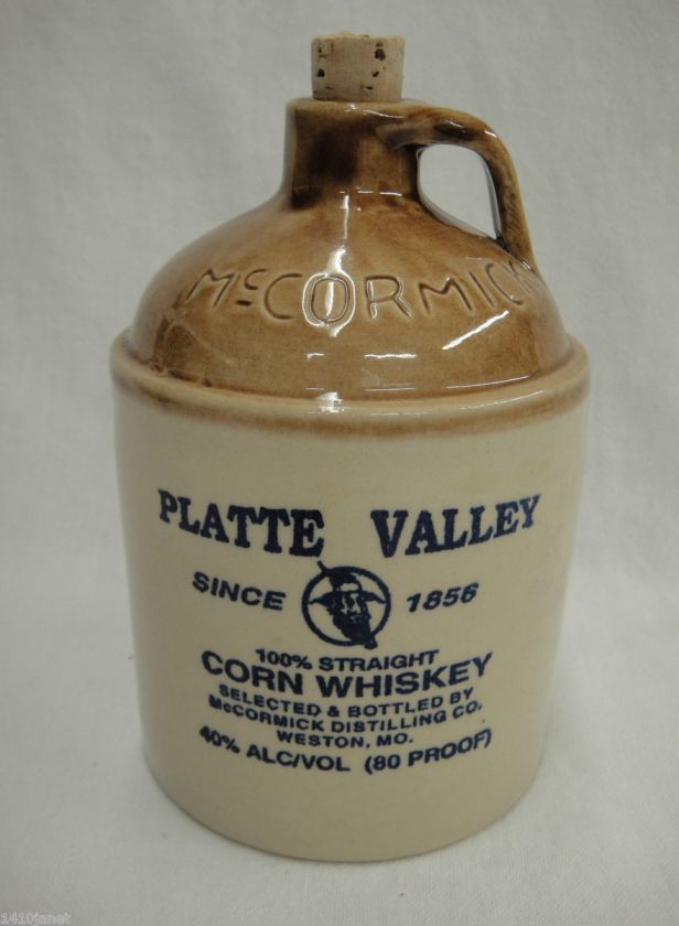   Platte Valley Corn Whiskey Jug USA Stoneware Pottery Crock 7  
