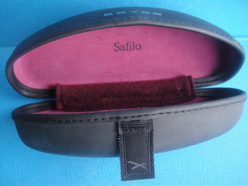 OXYDO SAFILO BLACK SUNGLASSES EYE GLASSES FLAP CASE NICE  