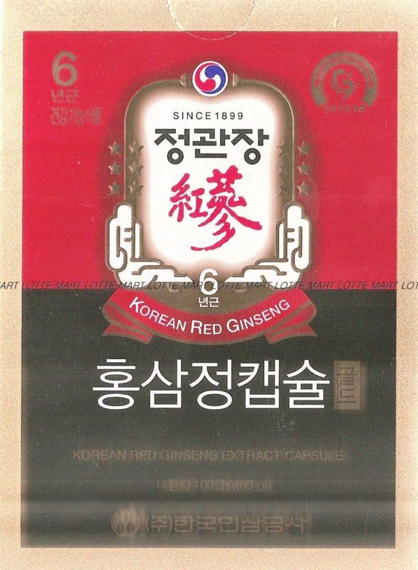 CHEONG KWAN JANG KOREAN RED GINSENG EXTRACT CAPSULE GOLD 60g  