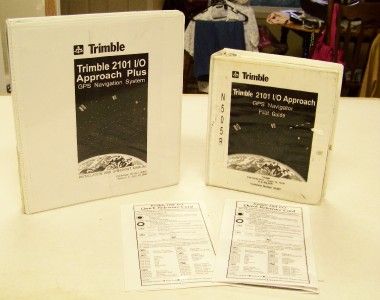 Trimble 2101 I/O Approach GPS Navigator Manual & Guide  