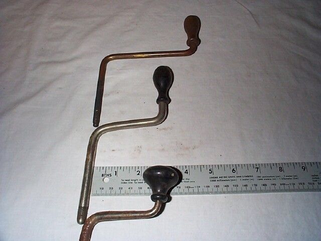   Lot 3 Wooden Hand Crank Edison Phonograph Gramophone Motor Part  