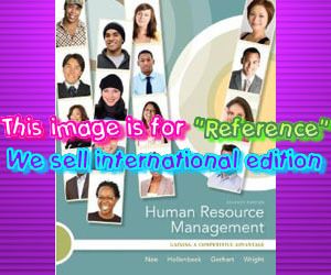 NEW HUMAN RESOURCE MANAGEMENT BY RAYMOND NOE 7TH EDT 9780073530475 