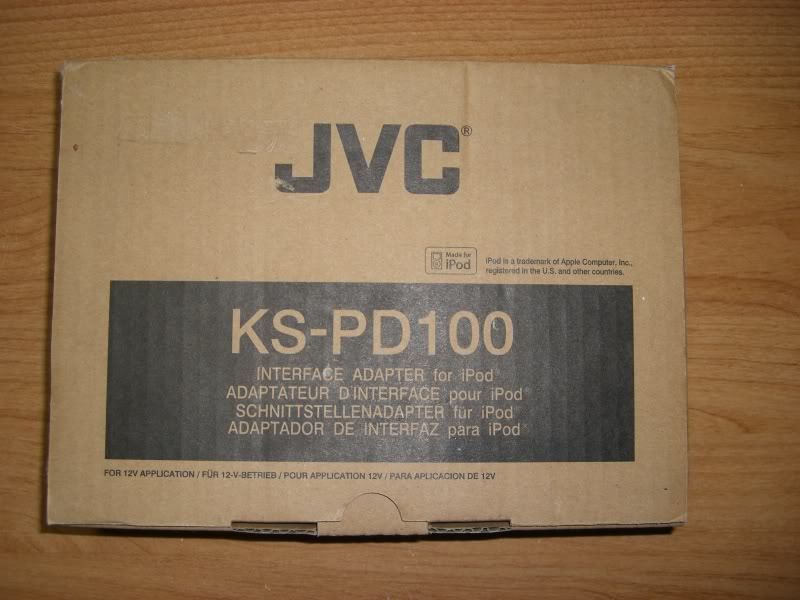 JVC Interface Adapter for iPod KS PD100   Plays iPod on JVC Head Units 