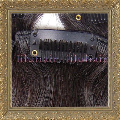 7Pce Remy Clip in Human Hair Extensions 24 colors 4size  