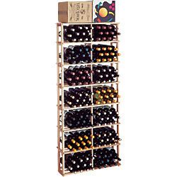 Wood Wine Bottle Rack   192 Bottles Storage Cabinet 845033050093 