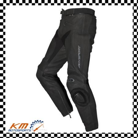   SPORT WILLOW LEATHER PANTS SIZE 38 BLACK MOTORCYCLE MENS NEW  