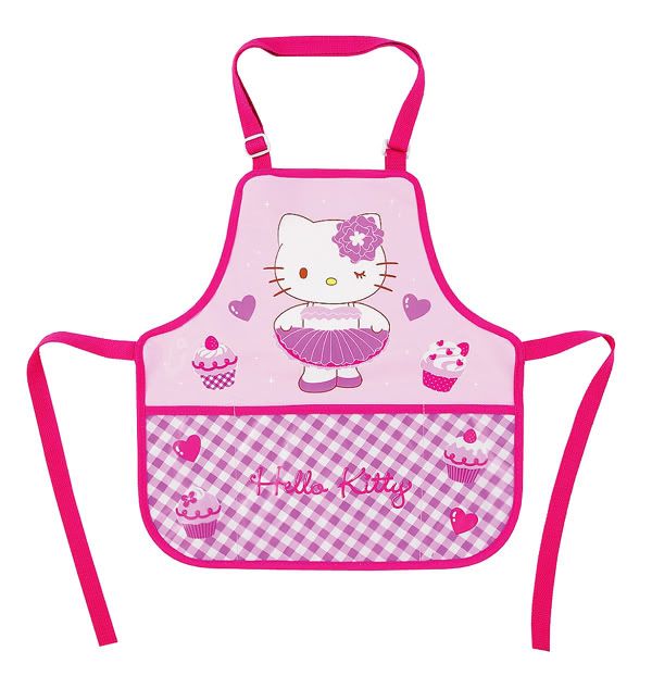 NEW SANRIO HELLO KITTY PINK BALLERINA KIDS ART APRON 2011  