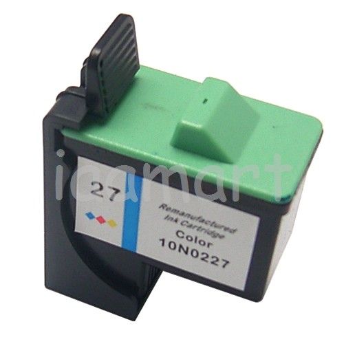 Color Refilled ink Cartridge For Lexmark 27 10N0227 Z35  