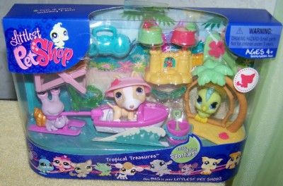 Littlest Pet Shop *Tropical Treasures* Playset New  