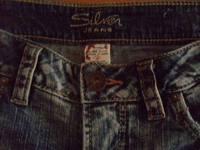   TWISTED SILVER JEANS SIZE W32 X L33 MAURICES BOOTCUT STRETCH  