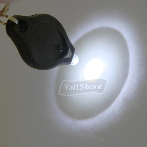 NEW Lot of 10 X Super Bright Led Flash Light Keychains  