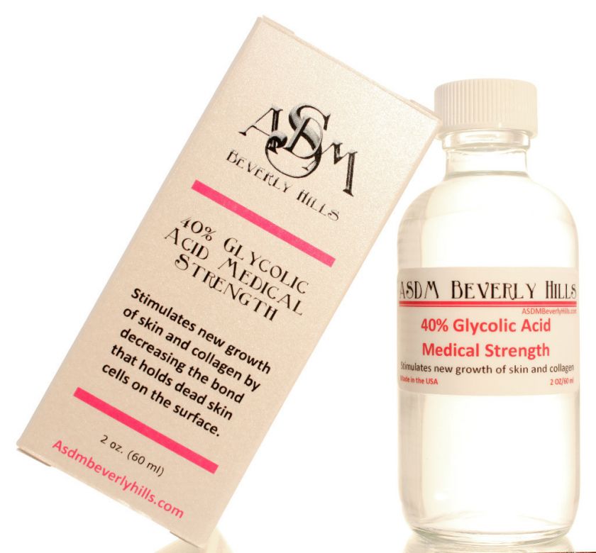 40% Glycolic Acid Medical Grade Peel 2oz Large Size  