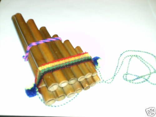 Zampona Double Pan Flute Fair Trade   Musical 