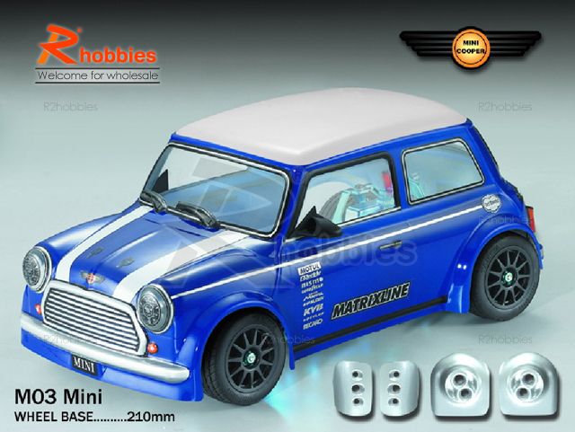 10 BMW Mini Cooper PC Transparent RC On Road Car Body  