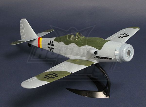 RC Hobbyking FW190D w/model Display stand EPO 650mm (ARF) ID18082 