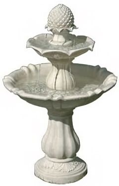 Garden Chic Lawn ACORN Pineapple 3 Tier Water Fountain  