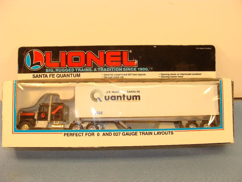 Lionel O Santa Fe J.B. Hunt Semi Truck & Trailer #12836  