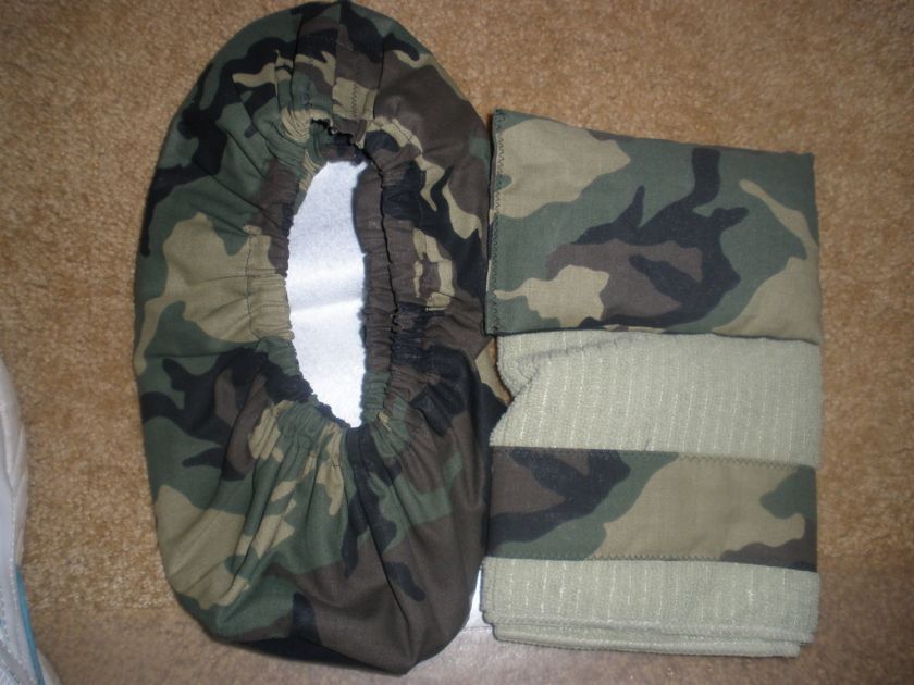 CAMOFLAGE BOWLING SHOE COVERS TOWEL ROSIN BAG SET  