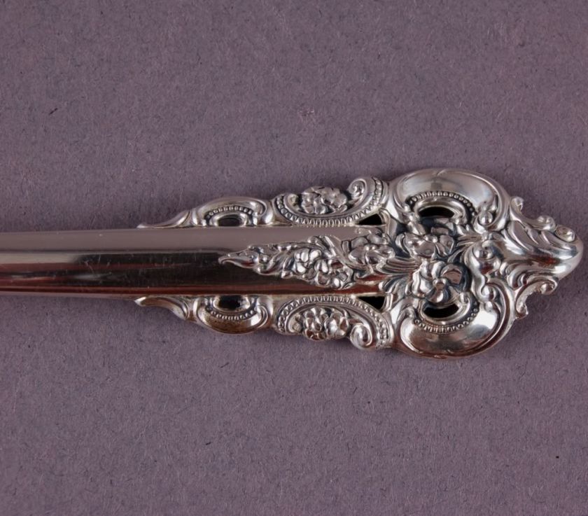 Wallace Grande Baroque Sterling Silver Serving Spoon NR  