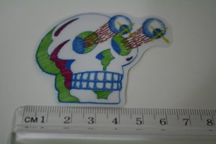 SKELETONS SKATEBOARD GUITAR FRIDGE DECO STICKER  