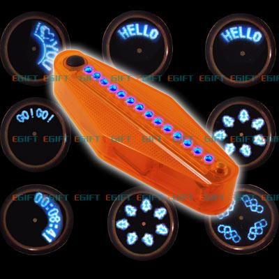 Bike Bicycle Cycle Wheel Spoke 14 LED Blue Light Lamp  