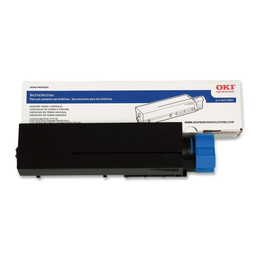 NEW Oki 44574901 Toner Cartridge   Black 051851357218  