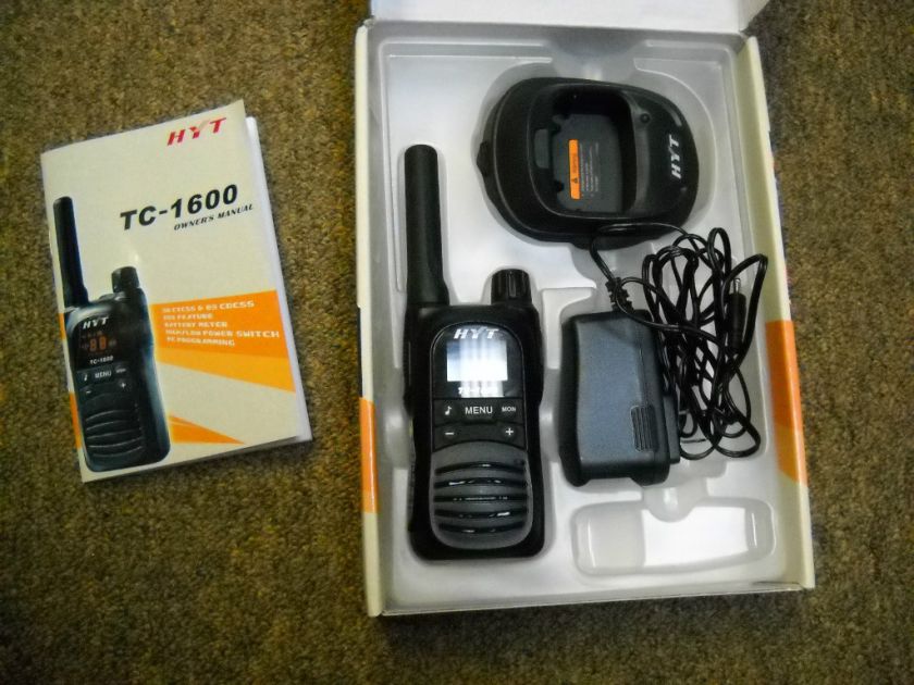 NEW HYT HD TC 1600 1 Watt Two Way Radio UHF  