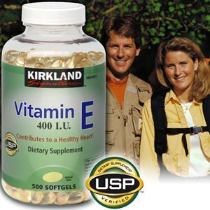 Kirkland Signature Vitamin E 400 IU 500 Softgels  