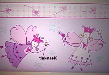 PIXIE DUST FAIRY Princess Fairies Wallpaper Border  